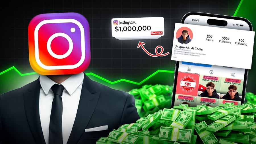 Instagram one million dollar growth thumbnail for Phillips Guide