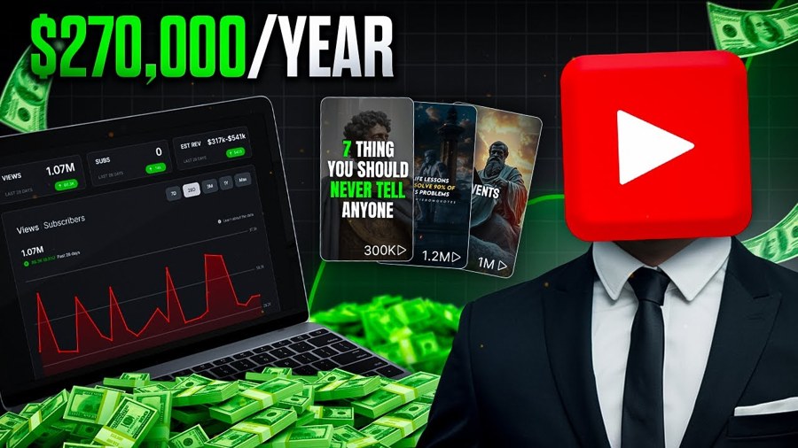 YouTube 270000 per year thumbnail for Phillips Guide